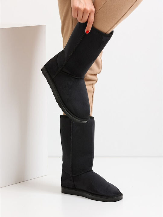 Cizme Dama Negre Suede