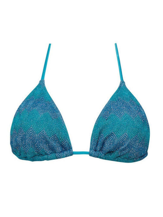 Bikini Τριγωνάκι με Ενίσχυση Μπλε