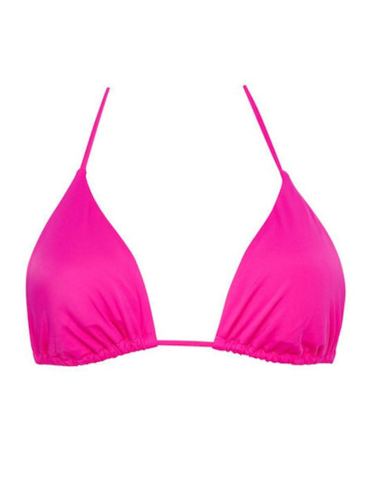 Bikini Τριγωνάκι με Ενίσχυση Ροζ