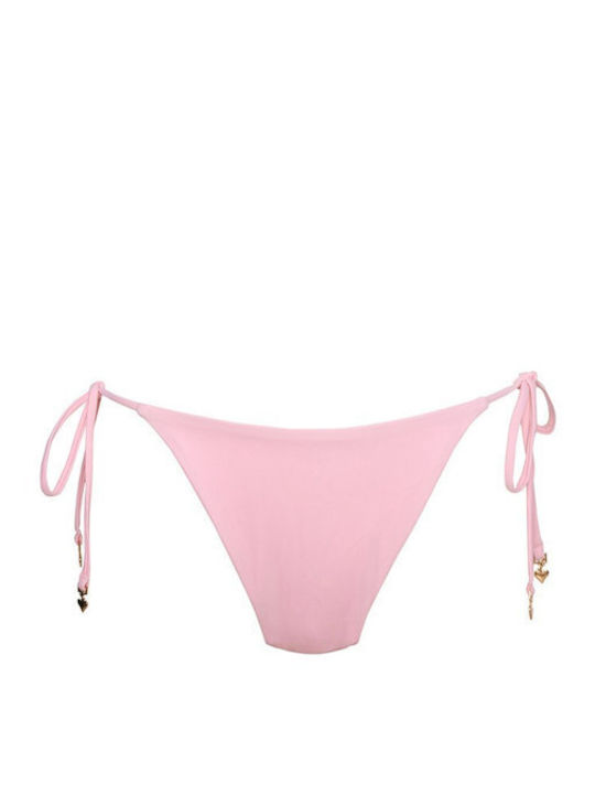 Bikini Slip with Laces Pink