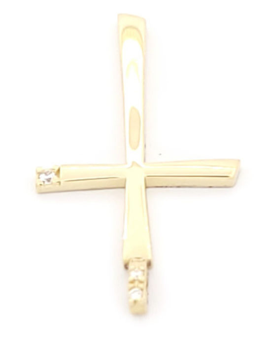Women's Gold Cross 14K Without Chain
