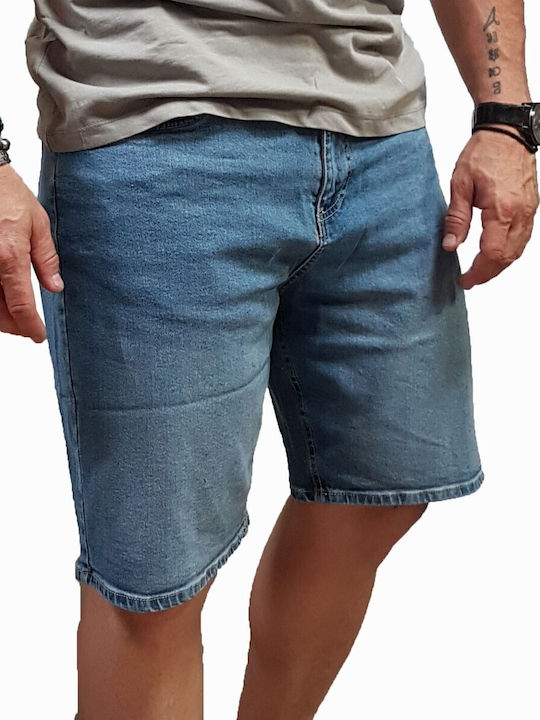 Rebase Herren Shorts Denim Hellblau