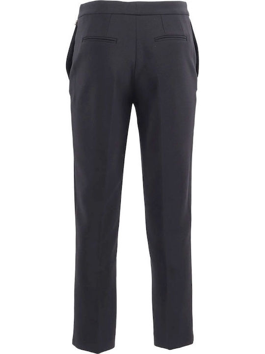 Damen Chino Hose Schwarz