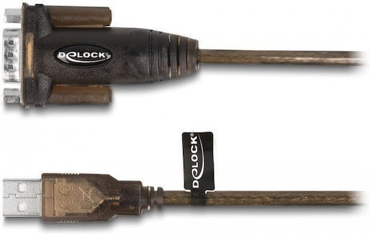DeLock Μετατροπέας USB-A male σε Serial male 1τμχ 62645