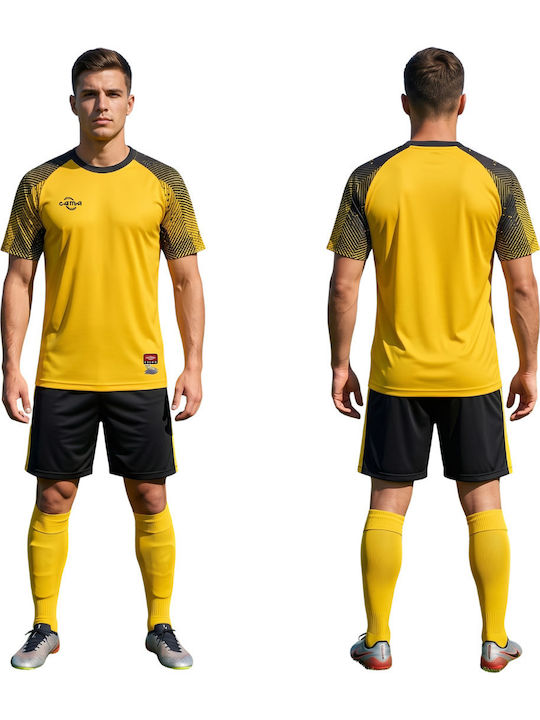 Sportliches T-Shirt Gelb