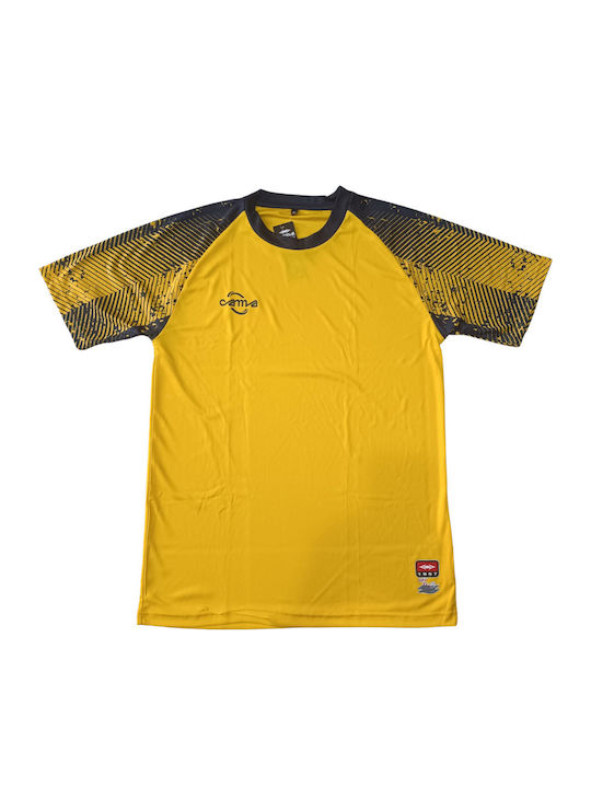 Sportliches T-Shirt Gelb