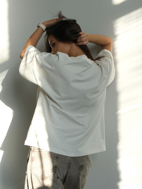Short Sleeve White Women's T-Shirt