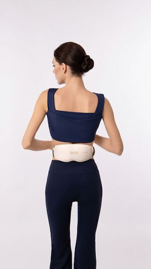 SKG Massage Belt for Waist & Body with Vibration and Heating Function Red