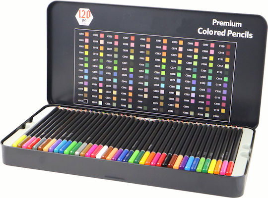 Premium Crayon Set 120 Pcs Various Shades Color List