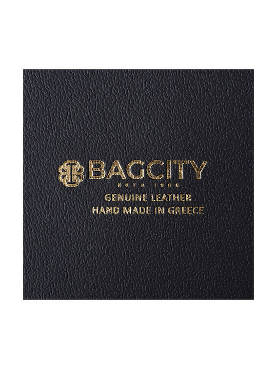BagCity Στρογγυλό Σουβέρ από Δερματίνη με Βάση Πράσινο 6τμχ