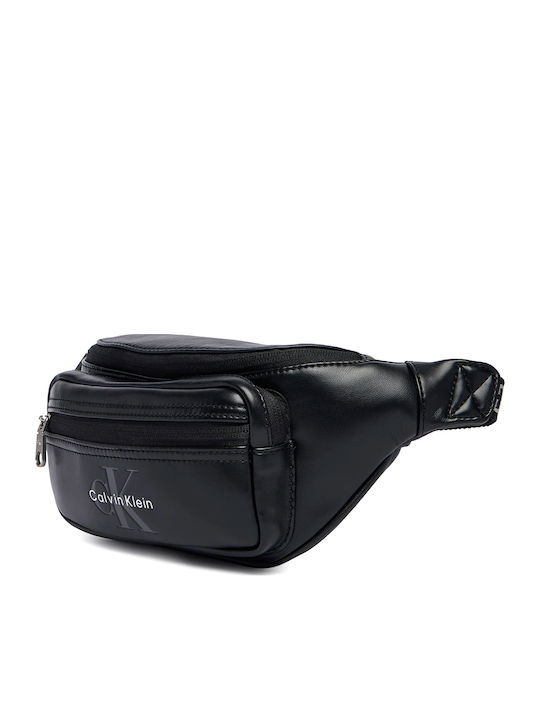 Bold Logo Webbing Men's Bum Bag Black