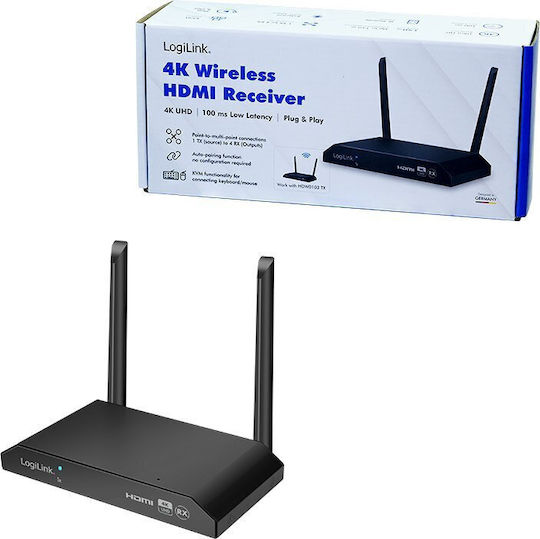 Logilink Hdmi Empfängereinheit Hdw0103 Ασύρματος 150 M 4k60hz Hdw0103ar