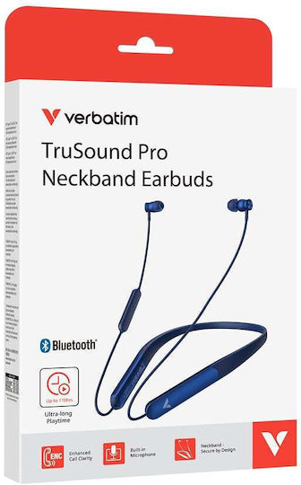 Verbatim TruSound Pro In-Ear Bluetooth Kopfhörer Blau