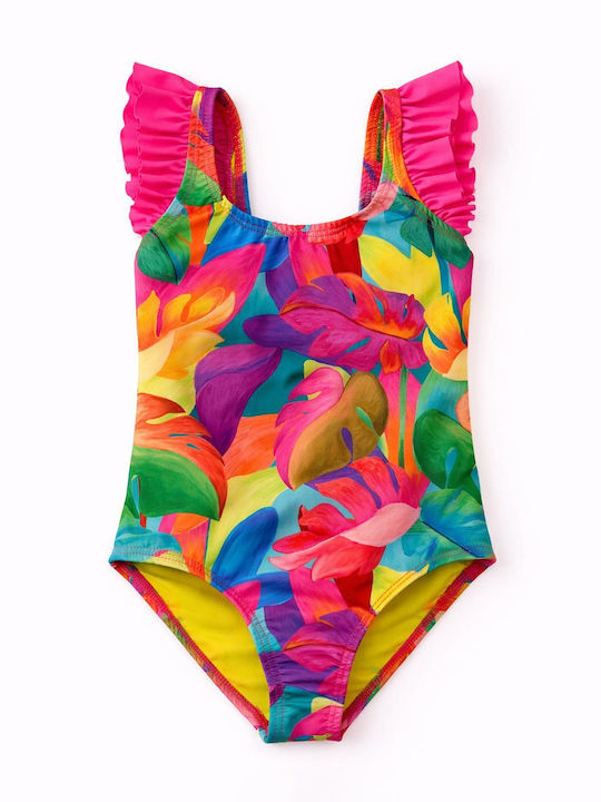 SugarFree Costum de Baie Întreg Roz pentru Copii