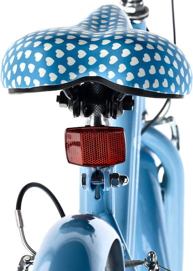 Reflective Bicycle Seat Children Red Black Mount 25.4 Mm