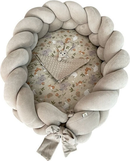 Catriss Baby-Kissen Nest Woodland Tale 60x80cm