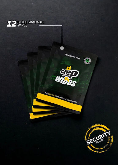 Crep Protect Wipes Καθαριστικό Παπουτσιών 12τμχ