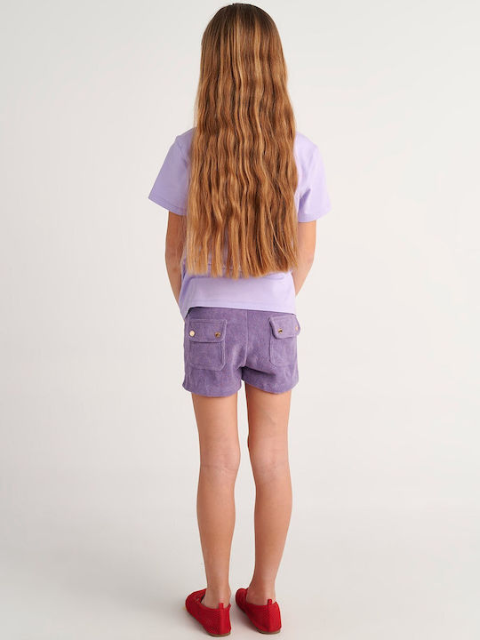 Kinder Shorts & Bermudas Stoff Lila