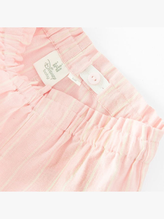 Kinder Shorts Bermudas Stoff Rosa