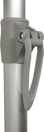 Maui & Sons WindGuard Faltbarer Strandsonnenschirm aus Aluminium mit Durchmesser 2,2 m, UV-Schutz und Strand Sonnenschirm Petrol mit Doppelstreben (verstärkt)