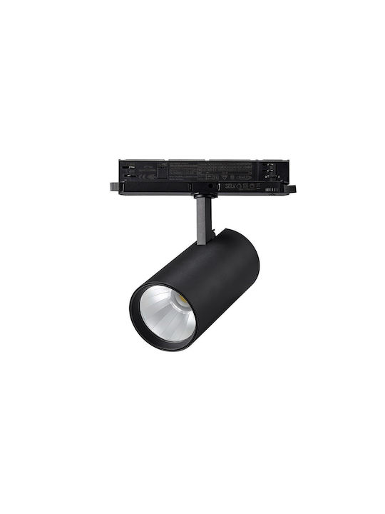 VK Lighting Black LED Pendant Ceiling Light with Warm White Light Rail 8.5x36x16.5cm