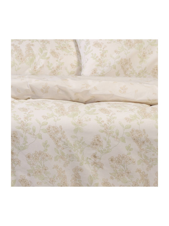Melinen Duvet Cover Double 225x245 Rea Beige