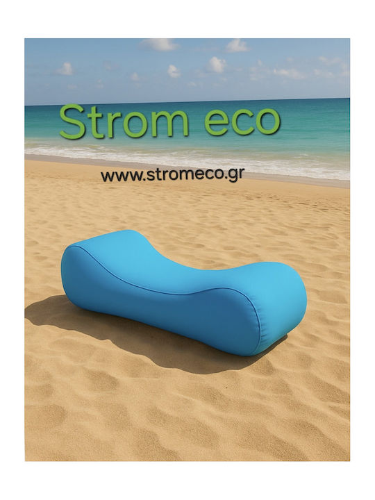 Bean Bag Sunbed Waterproof Anabel Turquoise 190x70x60cm