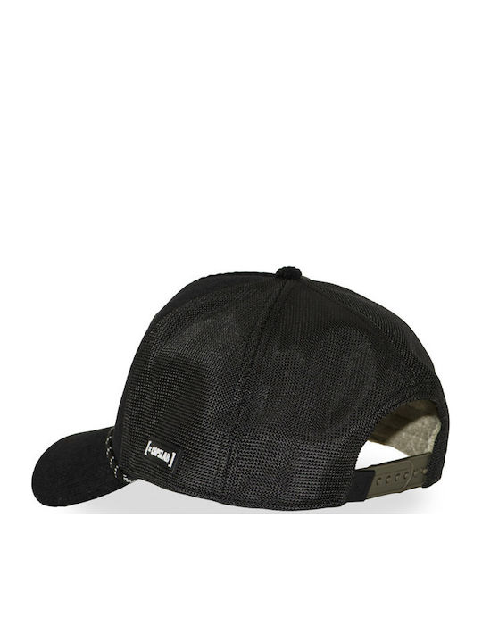 Capslab Premium Trucker Jockey Snapback Cl-bea3-1-pct-nigb Black