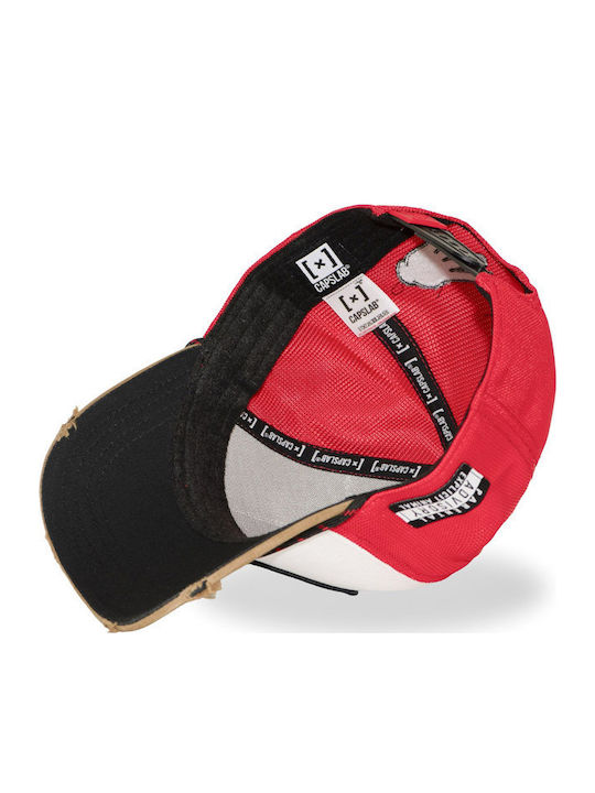 Capslab Trucker Καπέλο Snapback Cl-hip-1-pct-bigb Κόκκινο