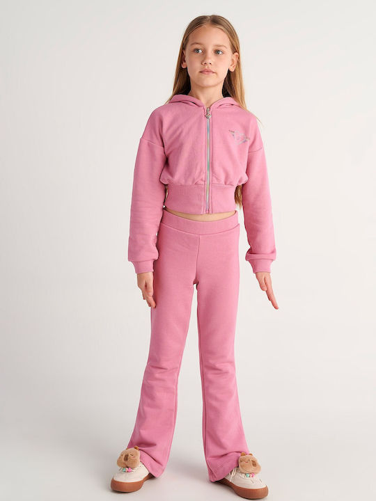Kids Sweatpants Set Pink