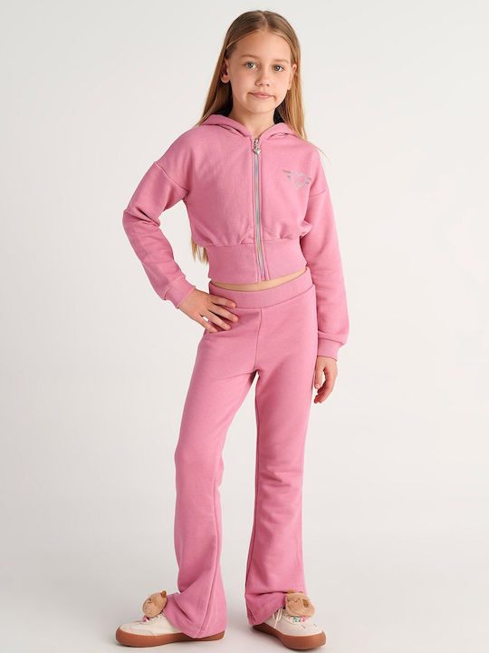 Kids Sweatpants Set Pink