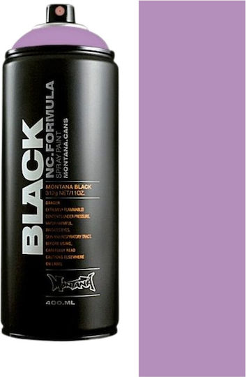 Montana Cans Spray Cans Black 400ml Purple Colors Μωβ-blk400-4060-purple