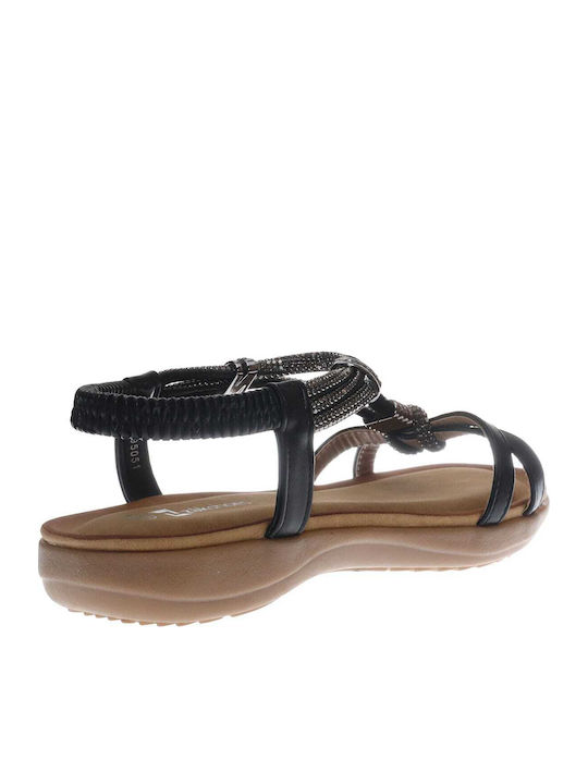 Women's Flat Sandals Black