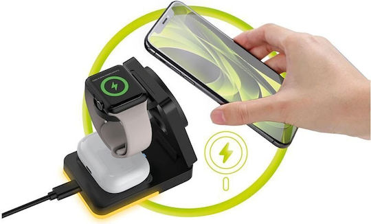 Mobile Origin Wireless Charger (Qi Pad) 15W Black (PW28)