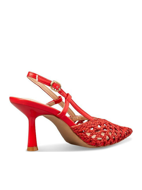 Pumps Mit Stiletto Absatz Rot