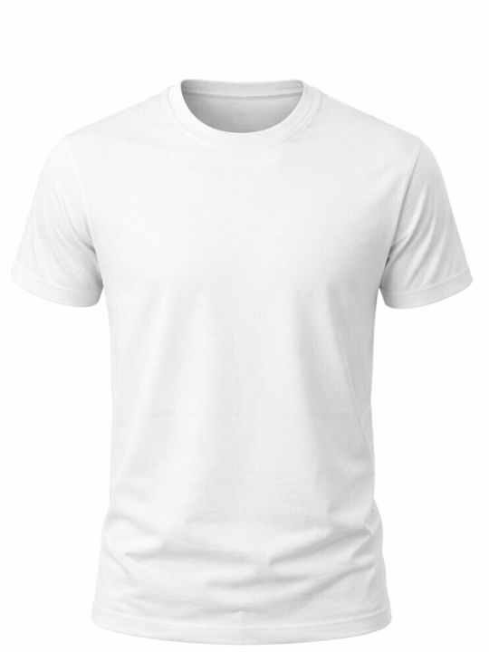 Cotton Point Ανδρικό Διαφημιστικό T-shirt Κοντομάνικο Λευκό
