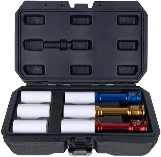 Geko Long Sockets with 1/2" Frame Host Set 3 Pieces