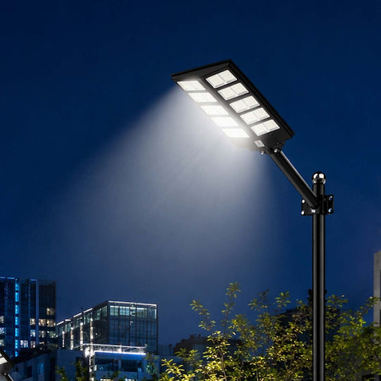 Avizar Outdoor Solar Lantern Led 16w Smart Motion Detection Ip44 Black