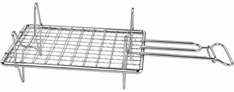 Grill Rack Kare No1 Masinaki Leg 24.5x12cm Inox Aisi 430 Magnetic Inox