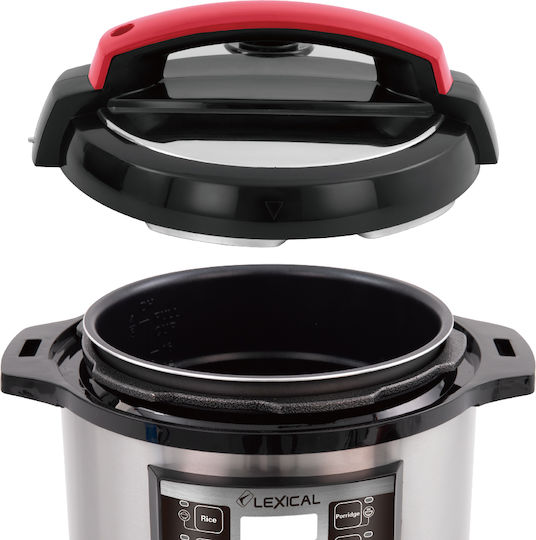 Lexical Rice Cooker 1.0kW with Bin Capacity 6lt