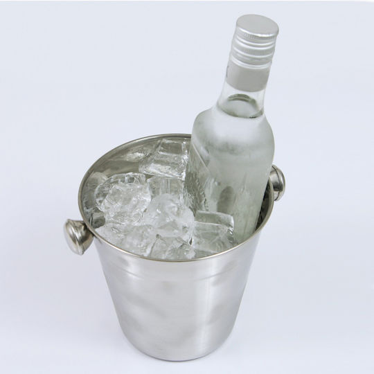 KING Hoff Metallic Silver Wine Cooler 1.5lt With Dimensions 14x13cm