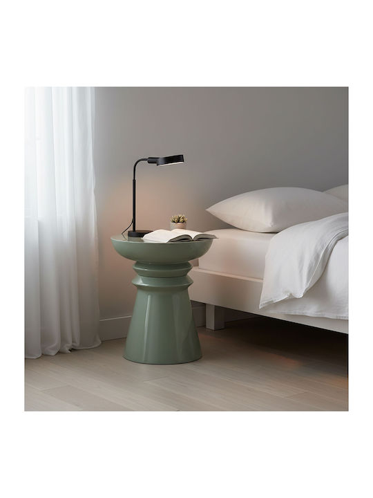 Στρογγυλό Βοηθητικό Τραπεζάκι Green Μ45xΠ38xΥ38εκ.
