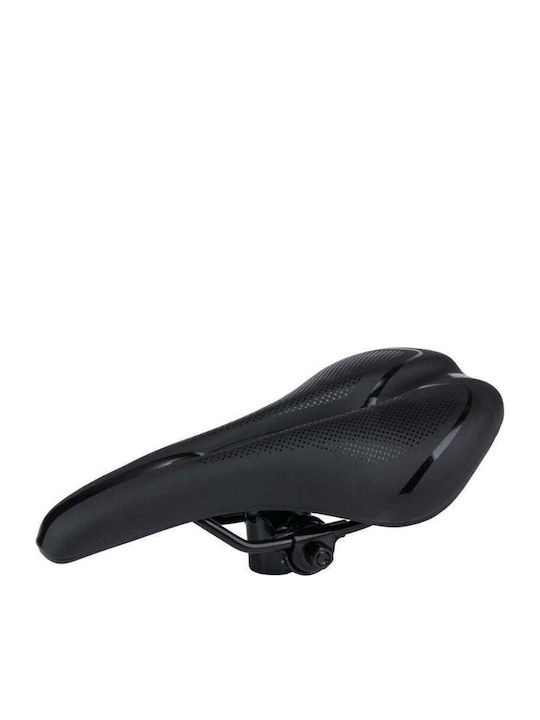 Dunlop Fahrradsattel Schwarz mit Gel 270 x 145 mm