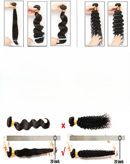Hair Extension With Human Remy Hair 71cm