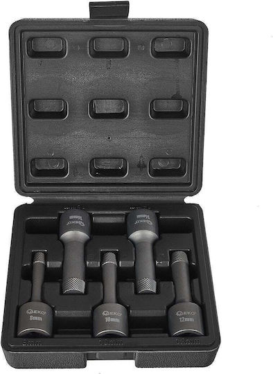 Geko Ziehwerkzeuge Set Abgenutzte Oder Gebrochene Vidon 1/2" 8-16mm 5 Stück Sncm+v