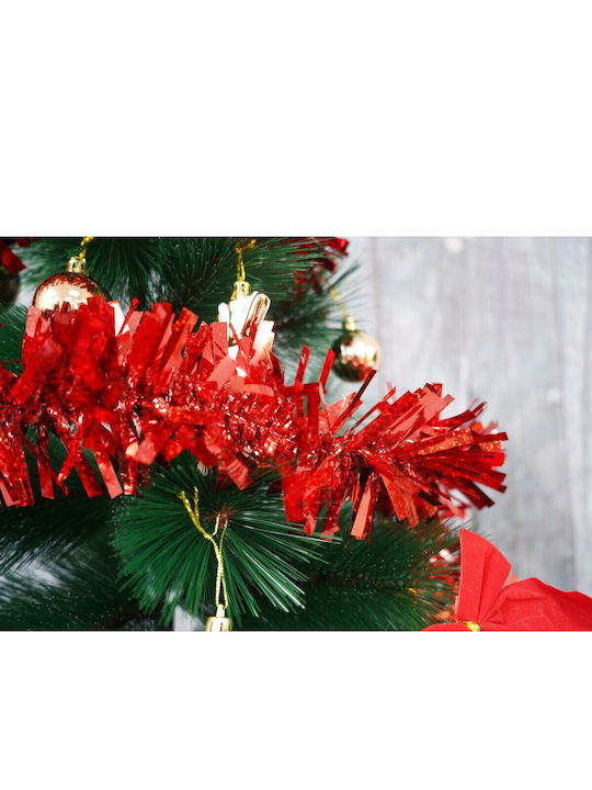 Alista Home Weihnachtsgirlande Kunststoff Rote 9x200cm