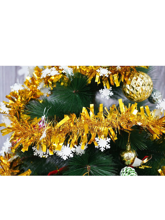Alista Home Weihnachtsgirlande Kunststoff Gold 9x9cm