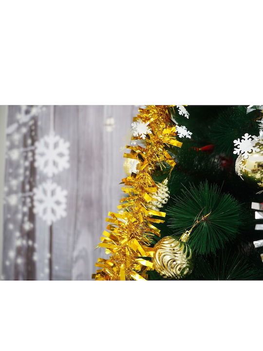 Alista Home Weihnachtsgirlande Kunststoff Gold 9x9cm