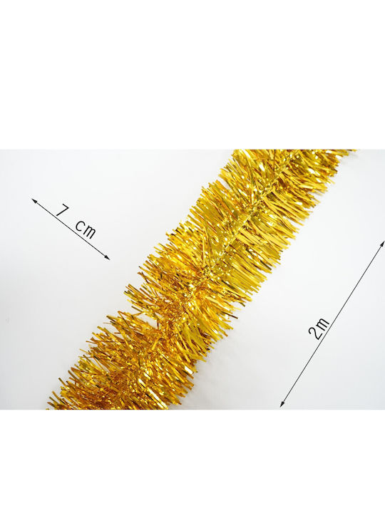 Alista Home Ghirlandă De Crăciun Din Plastic Auriu 7x200cm