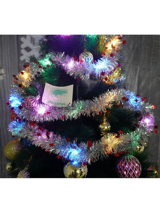 Alista Home Ghirlandă Iluminată Din Plastic Roșie 5x200cm